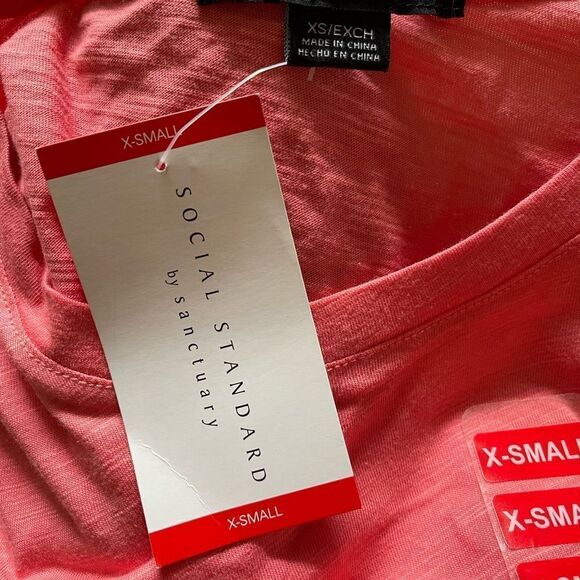 Social Standard by Sanctuary one and only Tee TWO army green pink - Picture 7 of 13